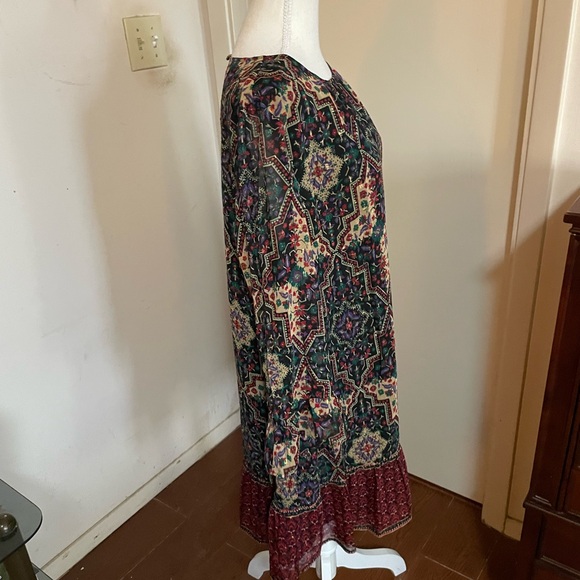 LOFT Multicolor Patterned Mini Dress - Picture 8 of 13